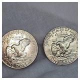 1971,72,74,76 Ikes, UNC, Mint