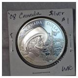 2008 Canada Silver $1, UNC