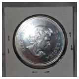 2010 Canada Ship Silver $1 UNC