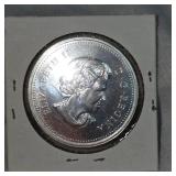2010 Canada Ship Silver $1 UNC