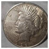 1922 Peace Dollar $1