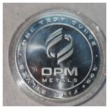 OPM 1oz t, .999 Silver Round