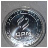 OPM 1oz t, .999 Silver Round