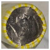 Unsearched Treasury Roll of Half Dollars 50c