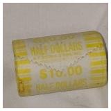 Unsearched Treasury Roll of Half Dollars 50c