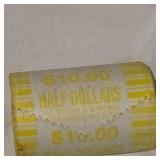 Unsearched Treasury Roll of Half Dollars 50c