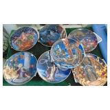 Royal Doulton Franklin Mint Wizard Plates with COA