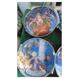 Royal Doulton Franklin Mint Wizard Plates with COA