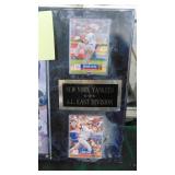 New York Yankees Plaque and Small Sioux Hockey Stick