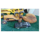 Tonka Grater, Wood Car, Vintage Mitt and Model Car