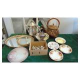 Dresser Mirrors, Teapots, Spoons and Misc Decor