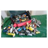 Case Filled with Hotwheels, Matchbox and other Cars