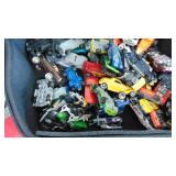 Case Filled with Hotwheels, Matchbox and other Cars