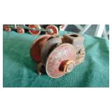 Vintage Tin Train and Cast Iron Fair Banks Morris Z Engine Toy