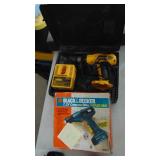 Dewalt Drill No Battery and Black and Decker Cordless Drill