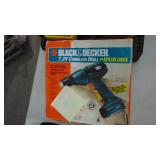 Dewalt Drill No Battery and Black and Decker Cordless Drill