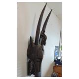 Vintage African Large Senofo Style Head Mask