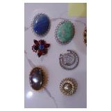 Assorted Pins and Misc Jewelry