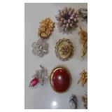 Assorted Pins and Misc Jewelry