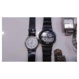 6-Mens Watches Timex, Eddie Bauer, Wrangler, Casio