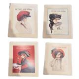 Set of 4 Vintage Ladies Home Journal Magazine Covers