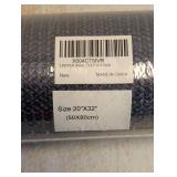 NEW LEEVAN SIMP RUG 20IN X 32IN BLUE