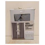 100% BLACKOUT 2 PK WINDOW PANELS