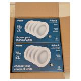NEW FEIT ELECTRIC 8 PK 5-6 INCH LED RECESSED DOWNLIGHTS 75W