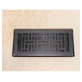 NEW 4-PK DECOR GRATES ORIENTAL FLOOR REGISTER BLACK