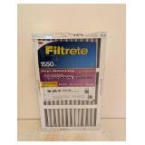 NEW FILTRETE 1550 16 X 25 X 4 FILTERS 2PK