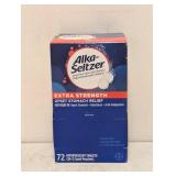 NEW ALKA SELTZER EXTRA STRENGTH 72PK