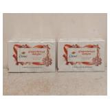 2 NEW DOVE GINGERBREAD DELIGHT LIMITED EDITION BEAUTY BAR SOAP 4-PK