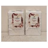 2 NEW DOVE HOT COCOA SWIRL LIMITED EDITION BEAUTY BAR SOAP 4-PK