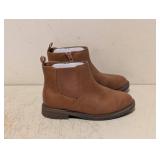 NEW CAT & JACK KIDS TANNER BOOTS SIZE 10 COGNAC