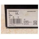 NEW CONVERSE UNISEX (MENS 3 WOMENS 4.5) WHITE
