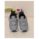NEW ALL IN MOTION PEYTON KIDS SNEAKERS SIZE 5 GRAY