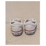 NEW CONVERSE YOUTH SNEAKERS SIZE 1 WHITE/GARNET/NAVY