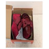 NEW CAT & JACK KIDS CHLOE FLATS SIZE 8 RED