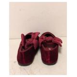 NEW CAT & JACK KIDS CHLOE FLATS SIZE 8 RED