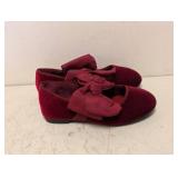 NEW CAT & JACK KIDS CHLOE FLATS SIZE 8 RED