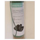 NEW NAUTILUS HIGH PERFORMANCE YOGA MAT WITH STRAP GREEN