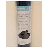 NEW NAUTILUS HIGH PERFORMANCE YOGA MAT WITH STRAP NAVY