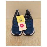 NEW ALL IN MOTION KIDS SHOES SIZE 5 BLUE MULTI