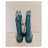 NEW WESTERN CHIEF TODDLER ABBY GLITTER LIGHTED BOOTS SIZE 6