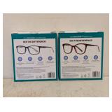 (2) NEW FOSTER GRANT +2.00 READING GLASSES 3PK