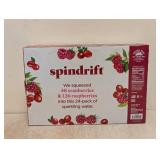 NEW SPINDRIFT SPARKLING WATER CRANBERRY RASPBERRY 22PK