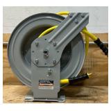 *Klutch Auto-Rewind Air Hose Reel with 1/2in.. x 50ft. Oil-Resistant Rubber Hose, 300 PSI #113704 Msrp $349.99