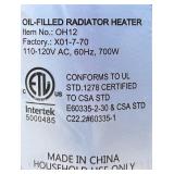 Oil Filled Radiator Heater OH12
