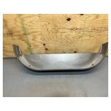 Tow Zone Tandem Round Steel Fender with Teardrop - fits Tandem 14in. Tires, 66in.L x 9in.W x 19in.H