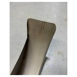 Tow Zone Tandem Round Steel Fender with Teardrop - fits Tandem 14in. Tires, 66in.L x 9in.W x 19in.H